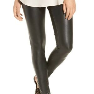 NWT Halogen leather faux leather stretch pants/leggings size M.